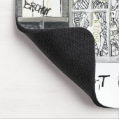 DEFEKTES ABER NICHT ZERBROCHENES Mousepad (Ecke)