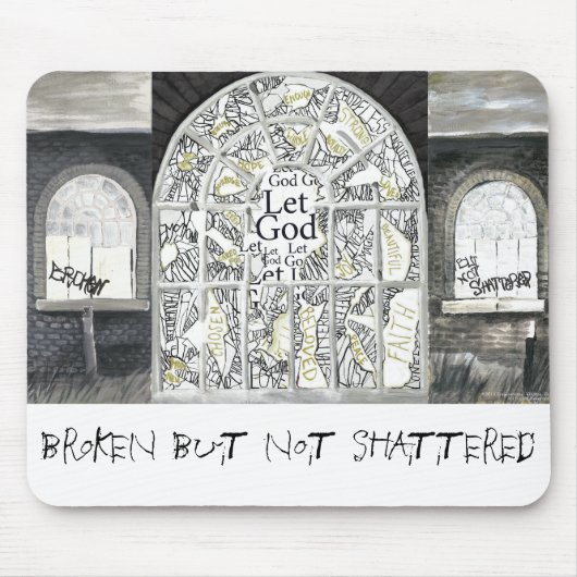 DEFEKTES ABER NICHT ZERBROCHENES Mousepad (Vorne)