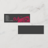 Defektes Band - dünn Mini Visitenkarte (Vorne/Hinten)