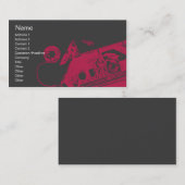 Defektes Band - Geschäft Visitenkarte (Vorne/Hinten)