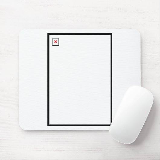 Defektes Bild Mousepad (Mit Mouse)