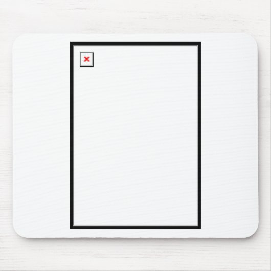 Defektes Bild Mousepad (Vorne)
