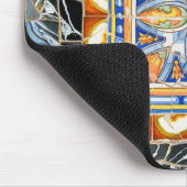 Defektes Fliesen-Mosaik Mousepad (Ecke)