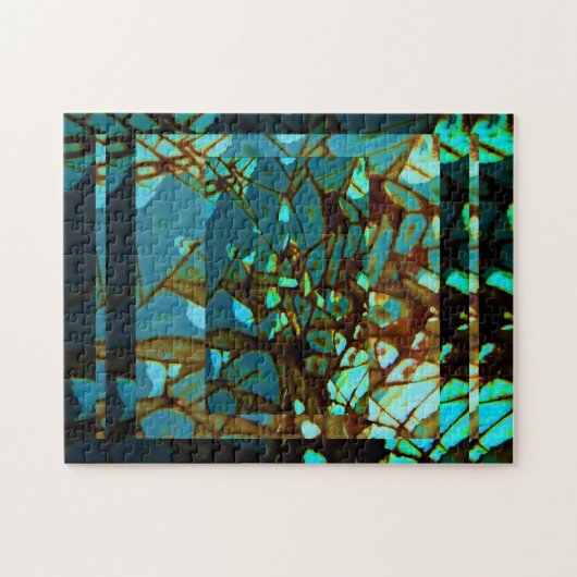 Defektes Glaspuzzlespiel Puzzle (Horizontal)