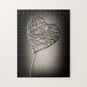 Defektes Herz-Puzzlespiel Puzzle