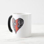 Defektes Herz Verwandlungstasse (Vorderseite Links)