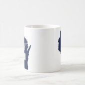 defektes Horn-Tassenblau Kaffeetasse (Mittel)