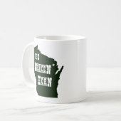 defektes Horn-Tassengrün Kaffeetasse (Vorderseite Links)