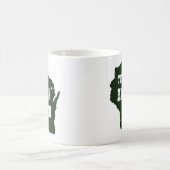 defektes Horn-Tassengrün Kaffeetasse (Mittel)