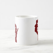 defektes Horn-Tassenrot Kaffeetasse (Mittel)