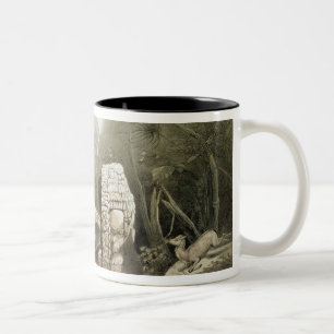 Defektes Mayaidol bei Copan, Guatemala Zweifarbige Tasse