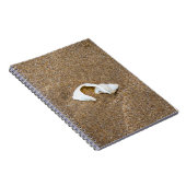 Defektes Muschelnotizbuch Notizblock (Rechte Seite)