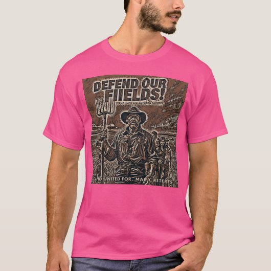 Defend our fields - unique T-Shirt (Vorderseite)