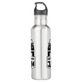 DEFENDER JAM EDELSTAHLFLASCHE (Rückseite)