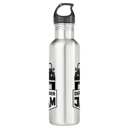 DEFENDER JAM EDELSTAHLFLASCHE (Vorderseite)