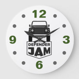 DEFENDER JAM GROßE WANDUHR