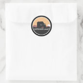 DEFENDER MAG RUNDER AUFKLEBER (Tasche)