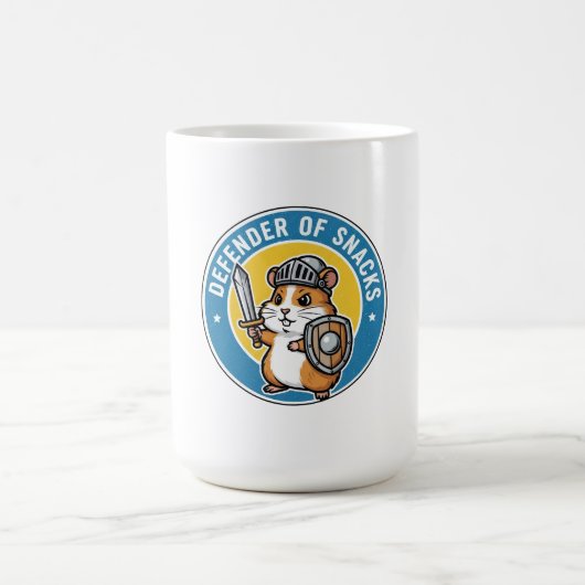 Defender of Snacks Hamster Kaffeetasse (Mittel)