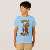 Defender of the Snack Stash Tough Squirrel Guardin T-Shirt (Vorne ganz)