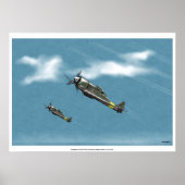Defending the Reich Fw190 Power Climb Poster (Vorne)