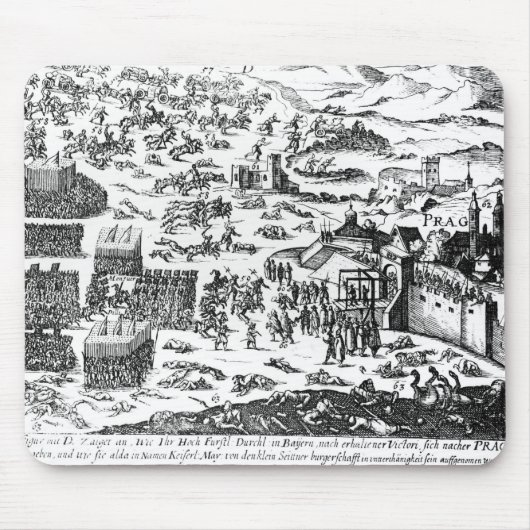 Defenestration von Prag, 1618 Mousepad (Vorne)