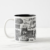 Defenestration von Prag, 1618 Zweifarbige Tasse (Links)