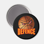 Defense Basketball Magnet (Vorderseite/Rückseite)