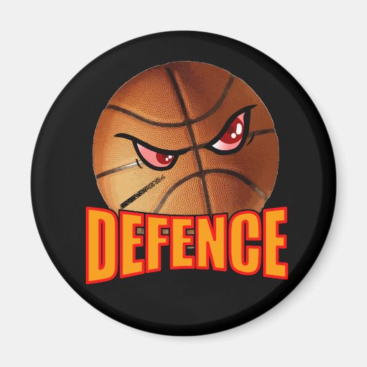 Defense Basketball Magnet (Vorne)