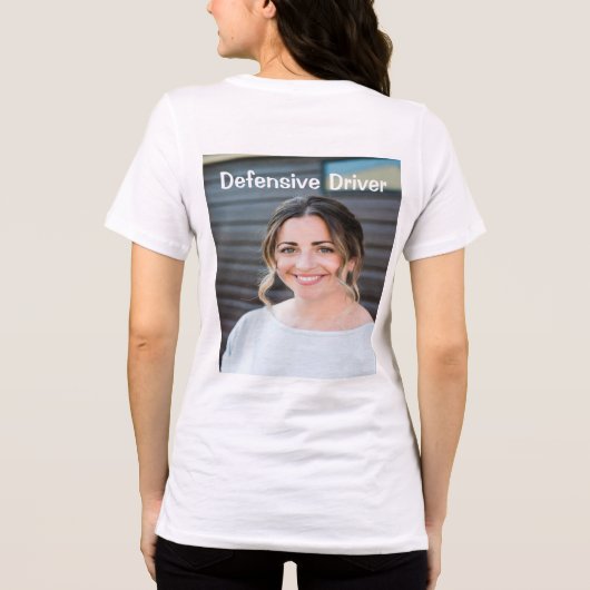 Defensive Driver Tri-Blend Shirt (Rückseite)