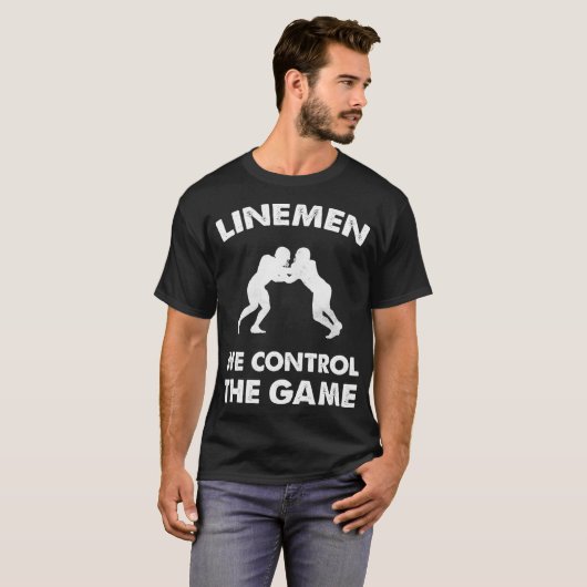 Defensive-Lineman-Offensive Lineman T-Shirt (Vorne ganz)