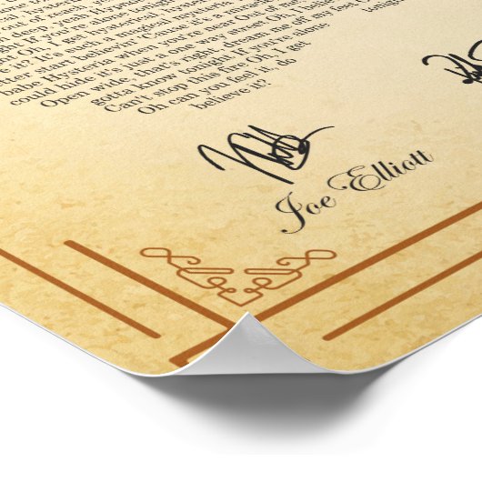 Deff Leppard Poster (Ecke)