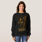 DeFi Ethereum Climbing Decentralized Web3 Warriors Sweatshirt (Vorne ganz)
