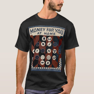Defi Krypto-Münze Vintage-Geld für dich T-Shirt