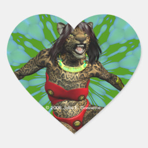 Defiance Heart Sticker