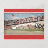 Defiance Ohio Postcard Postkarte (Vorderseite)