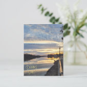 Defiance Ohio Sunrise Postkarte (Stehend Vorderseite)