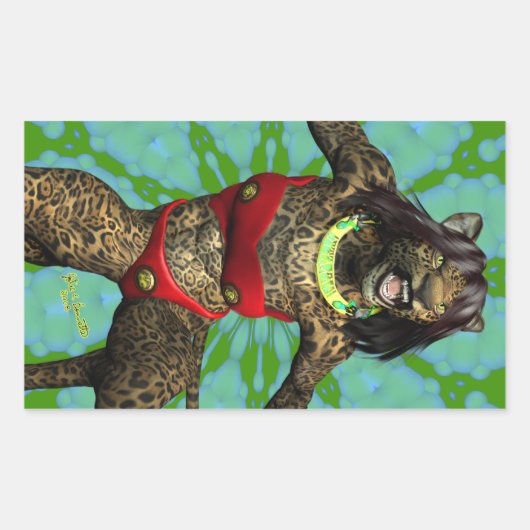 Defiance Rectangle Sticker (Vorderseite)