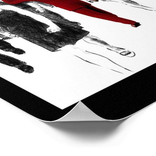 Defiance Red Poster (Ecke)