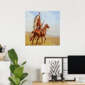 "Defiance" Western Art von Frederic Remington Poster (Heimbüro)