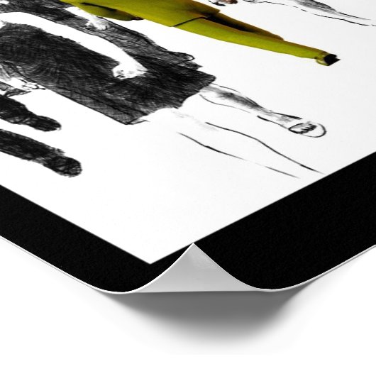 Defiance Yellow Poster (Ecke)