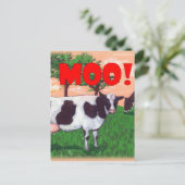 Defiant Cow Postkarte (Stehend Vorderseite)