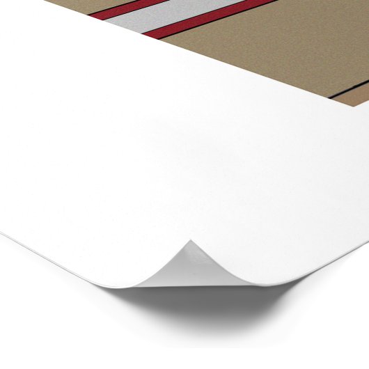 Defiant Korridor Diorama Hintergrund Poster (Ecke)