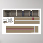 Defiant Korridor Diorama Hintergrund Poster (Vorne)