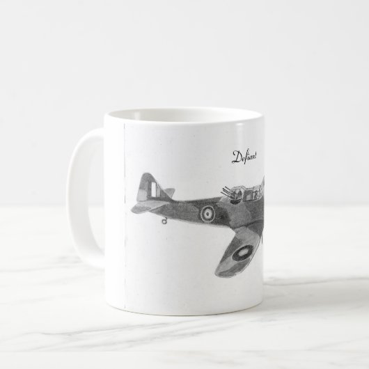 Defiant Tasse RAF (Vorderseite Links)