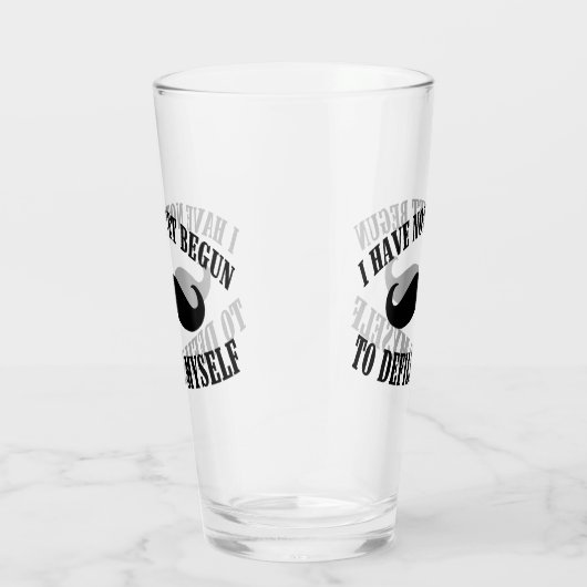 Defile mich selbst glas (Rechts)