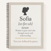 Defined by Name Spiral Notebook Notizblock (Vorderseite)