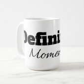 DEFINIEREN DER MOMENTKAFFEE-KOPF KAFFEETASSE (Vorderseite Links)