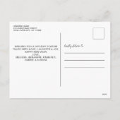 Definieren eines Personalisierten, lustigen Hundep Feiertagspostkarte (Rückseite)