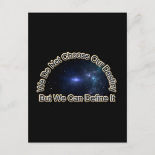 Definieren Ihres Zieles Postkarte