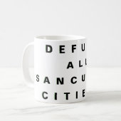 DEFINIEREN SIE ALLE "SANKUTÄREN STÄDTE"! KAFFEETASSE (Vorderseite Links)